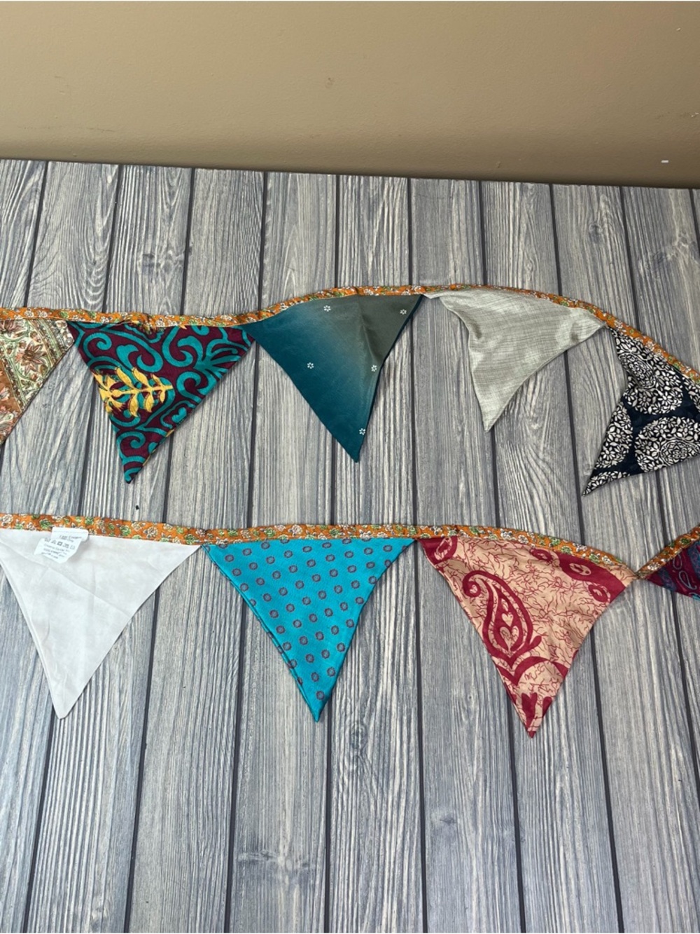 NEW 78" Length Boho Fabric Pendant Banner
